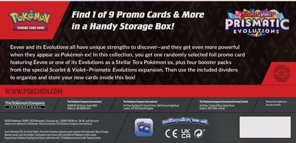 Pokemon TCG - Prismatic Evolutions Surprise Box