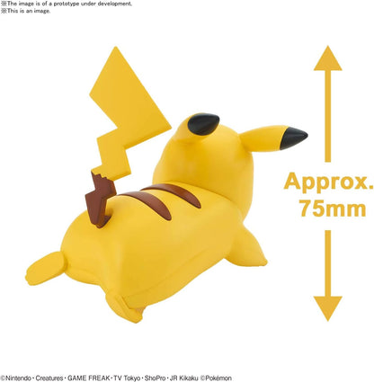 Pokemon Bandai Model Kit 03 PIKACHU 15 Pieces - Eclipse Games Puzzles Novelties