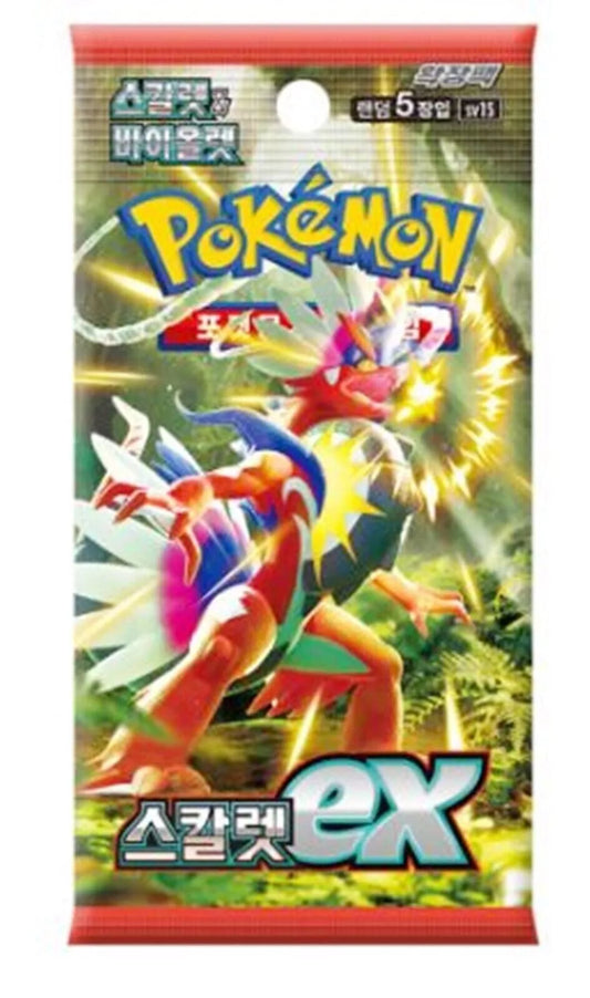 Pokemon TCG - sv1s scarlet EX Booster Pack Korean