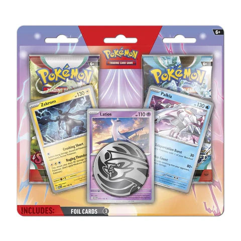 Pokemon TCG Enhanced 2 Pack Blisters Latios, Zekrom, Palkia