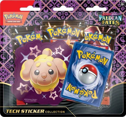Pokemon TCG SV 4.5 Paldean Fates Tech Sticker Blister