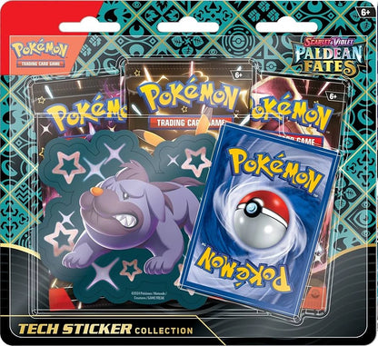 Pokemon TCG SV 4.5 Paldean Fates Tech Sticker Blister