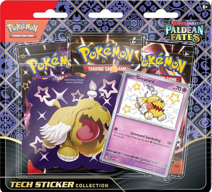 Pokemon TCG SV 4.5 Paldean Fates Tech Sticker Blister