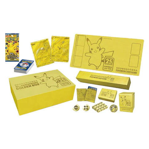 Pokemon TCG Sword & Shield 25th Anniversary Golden BOX Japanese - Eclipse Games Puzzles Novelties