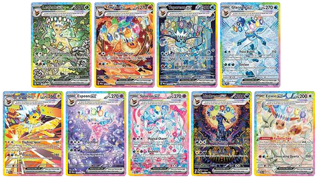 POKÉMON TCG - Prismatic Evolutions Tech Sticker Collection