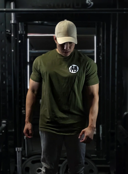 Saiyan Evolution V2.0 Ascension Performance T-Shirt – Army Green - Eclipse Games Puzzles Novelties