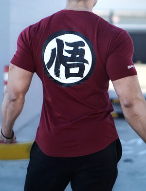 Saiyan Evolution V2.0 Ascension Performance T-Shirt – Blood Red