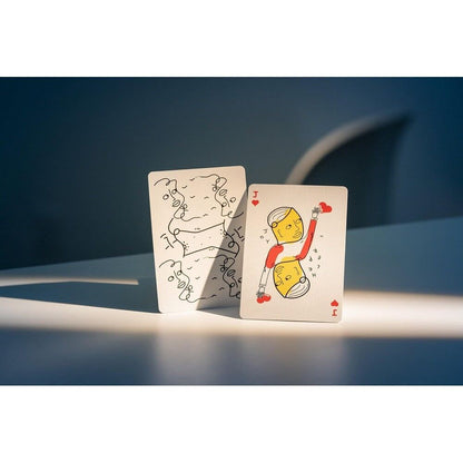 Shantell Martin (White) Theory 11 Playing Cards - Eclipse Games Puzzles Novelties