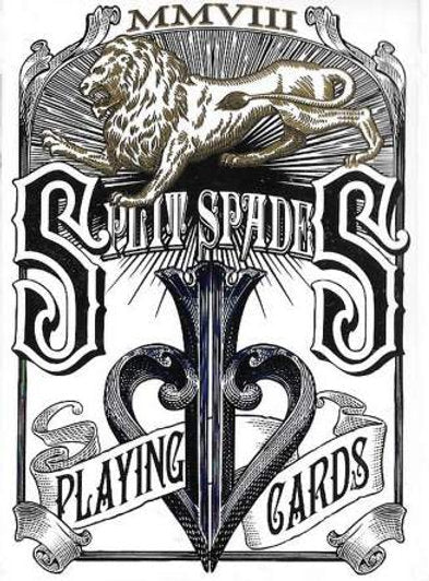 Split Spades Blue 1st Edition - David Blaine Playing Cards
