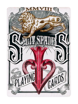 Split Spades Red 1st Edition - David Blaine Playing Cards