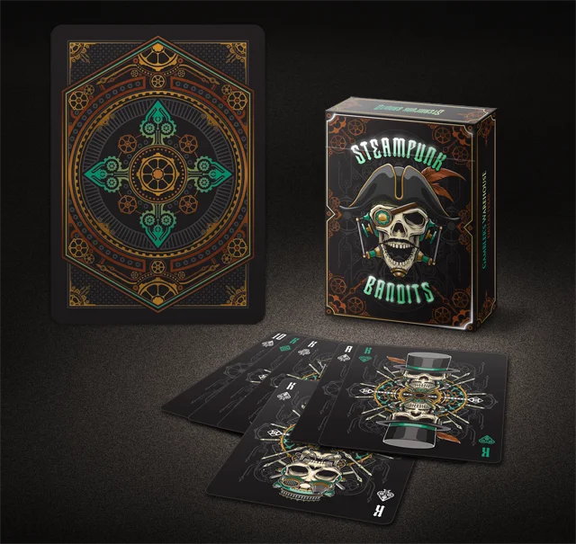 Steampunk Bandits Limited Edition Playing Cards Signed Out Of 1500 - Eclipse Games Puzzles Novelties
