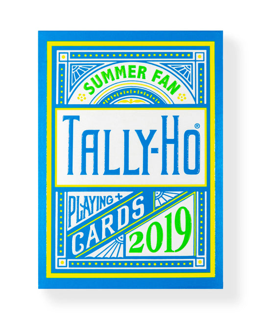 Tally-Ho Summer Fan Back Cardistry 2019 Playing Cards