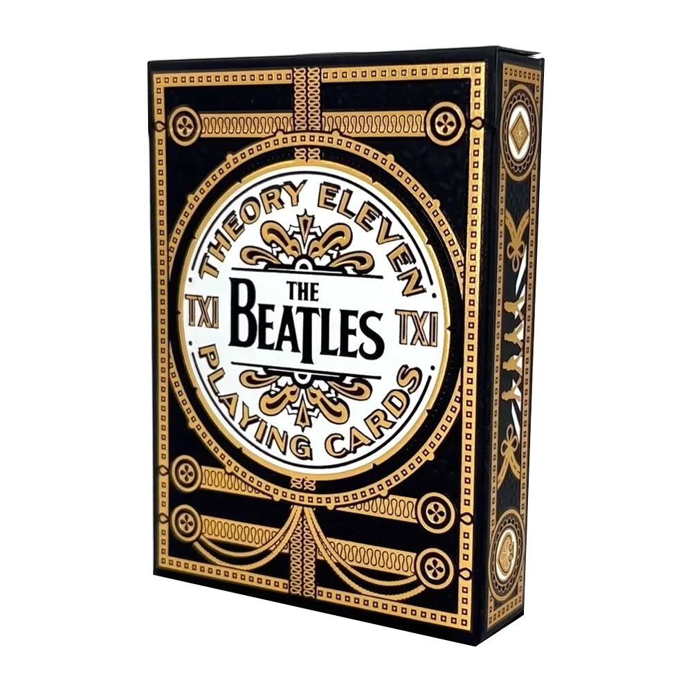 The Beatles Special Edition Black Theory 11 Playing Cards - Eclipse Games Puzzles Novelties