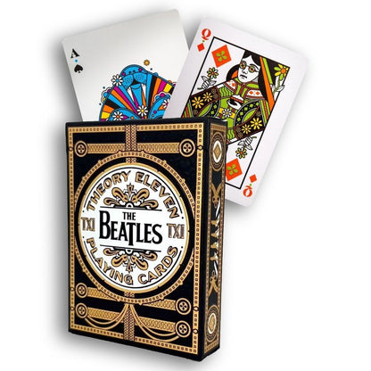The Beatles Special Edition Black Theory 11 Playing Cards - Eclipse Games Puzzles Novelties