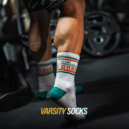 The Dodgeball Dudes - DBD Varsity Socks - Eclipse Games Puzzles Novelties