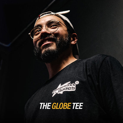 The Dodgeball Dudes Globe Tee - Eclipse Games Puzzles Novelties