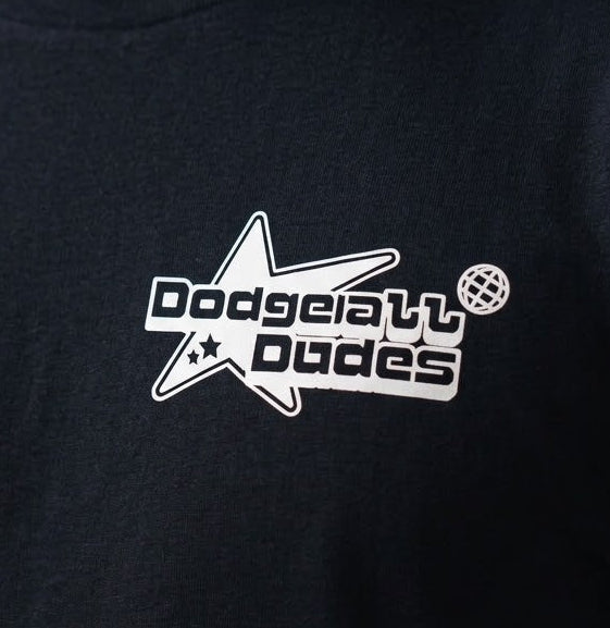 The_Dodgeball_Dudes_Globe_Tee_-_Eclipse_Games_Puzzles_Novelties