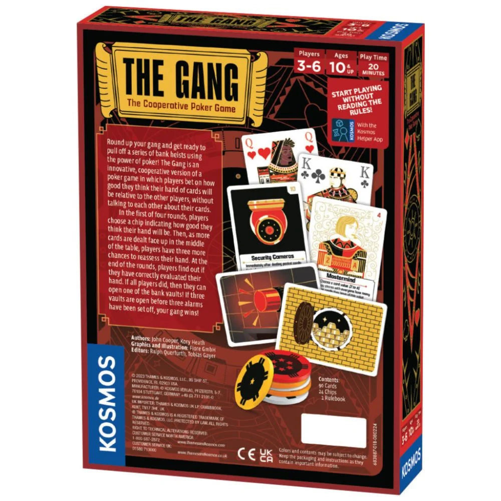 The Gang The Cooperative Poker Card Game - Eclipse Games Puzzles Novelties