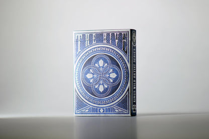 The Hive Playing Cards – Red & Blue Set by Brendan Hong (Numbered) - Eclipse Games Puzzles Novelties