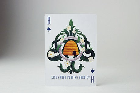 The Hive Playing Cards – Red & Blue Set by Brendan Hong (Numbered) - Eclipse Games Puzzles Novelties