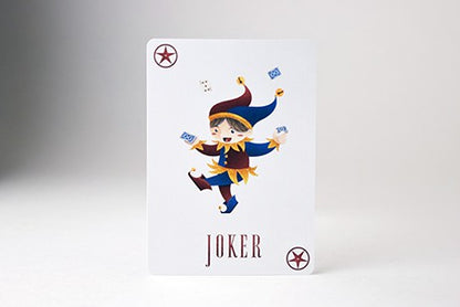 The Hive Playing Cards – Red & Blue Set by Brendan Hong (Numbered) - Eclipse Games Puzzles Novelties