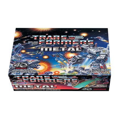 Transformers 40th Anniversary Metal Trading Cards Collector's Set Box - Eclipse Games Puzzles Novelties 2