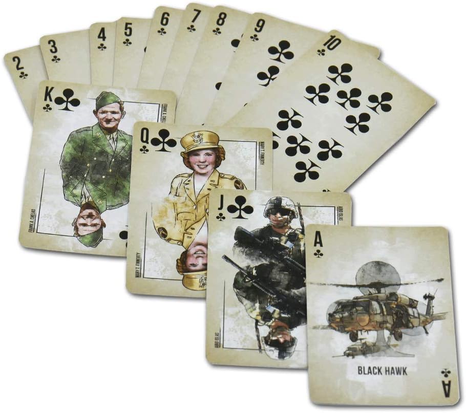 US ARMY Playing Cards by Jackson Robinson - Eclipse Games Puzzles Novelties