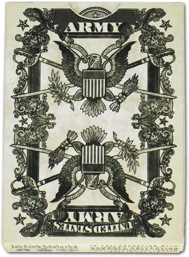 US ARMY Playing Cards by Jackson Robinson - Eclipse Games Puzzles Novelties