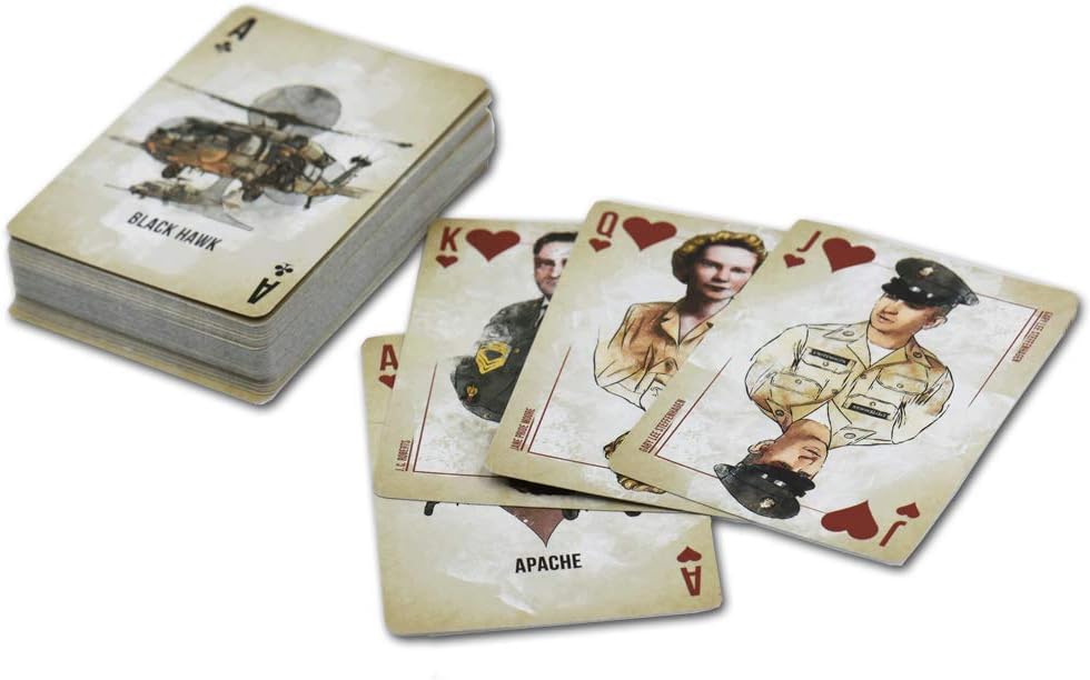 US ARMY Playing Cards by Jackson Robinson - Eclipse Games Puzzles Novelties