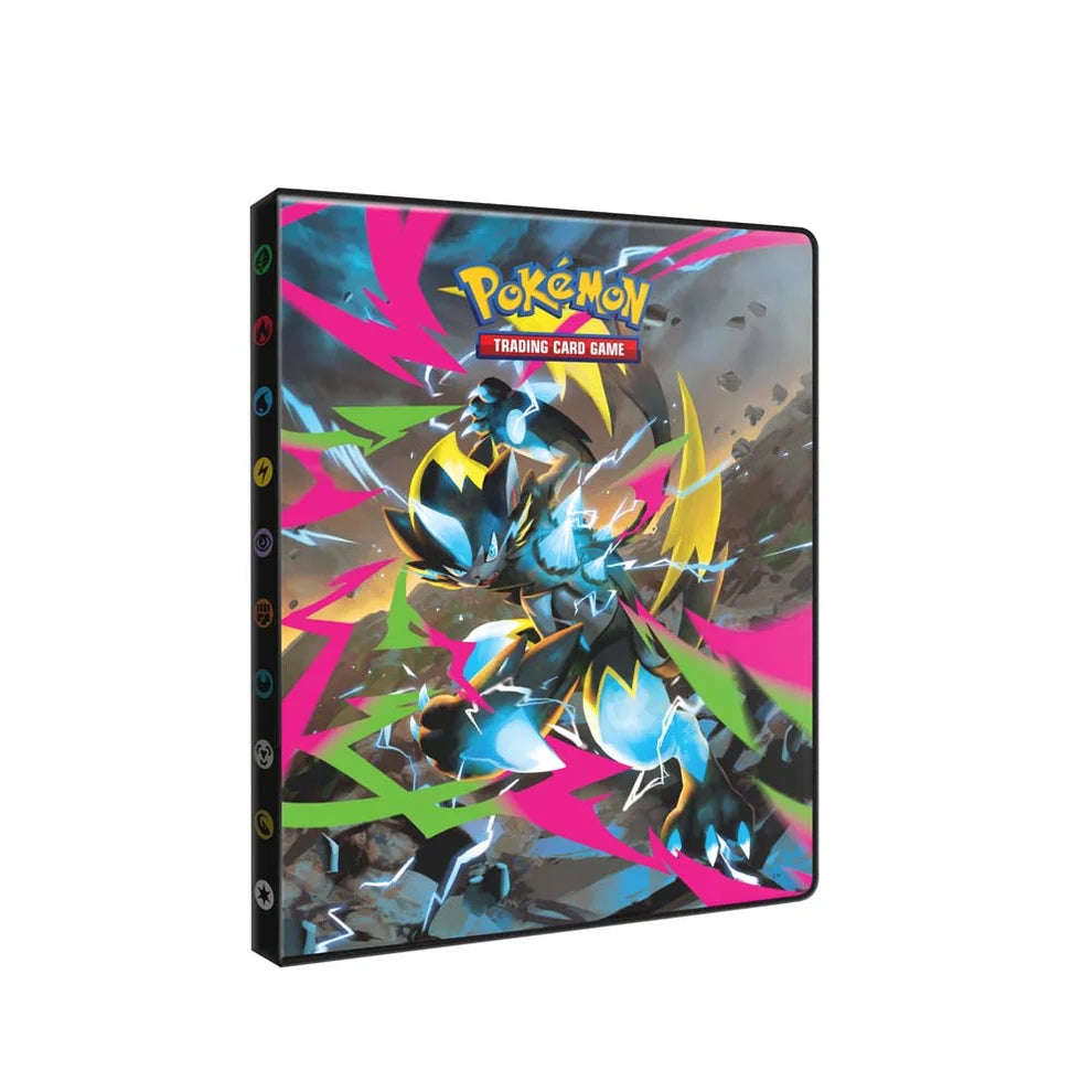 Ultra Pro Pokemon TCG Mega Evolution Pitch Black 4-Pocket Portfolio - Eclipse Games Puzzles Novelties