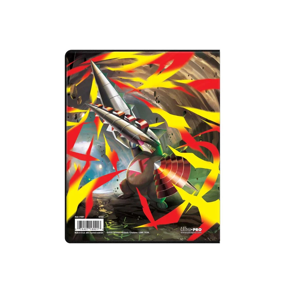 Ultra Pro Pokemon TCG Mega Evolution Pitch Black 4-Pocket Portfolio - Eclipse Games Puzzles Novelties
