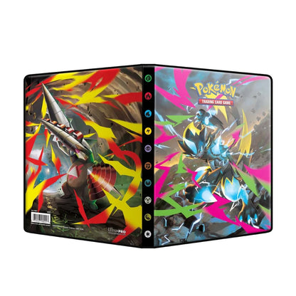 Ultra Pro Pokemon TCG Mega Evolution Pitch Black 4-Pocket Portfolio - Eclipse Games Puzzles Novelties