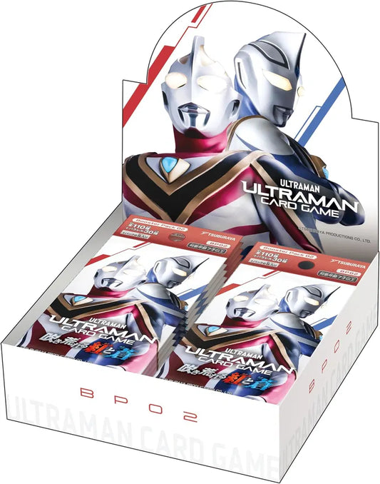 Ultraman Card Game - BP02 raging Crimson And Azure Booster Box Japanese