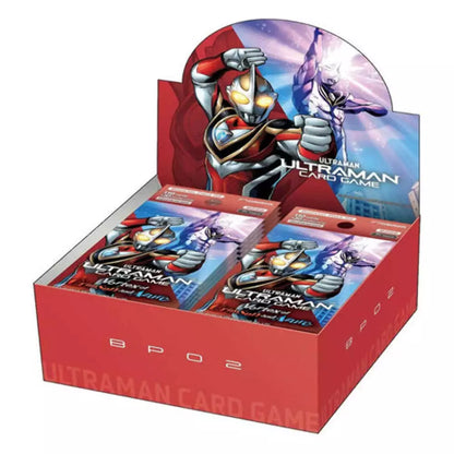 Ultraman Card Game BP02 - Vortex of Crimson and Azure - Booster Box Case (10)
