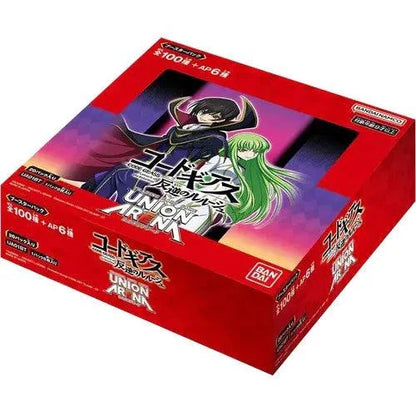 Union Arena - UA01BT Code Geass Lelouch of the Rebellion Vol 1 Booster Box Japanese - Eclipse Games Puzzles Novelties