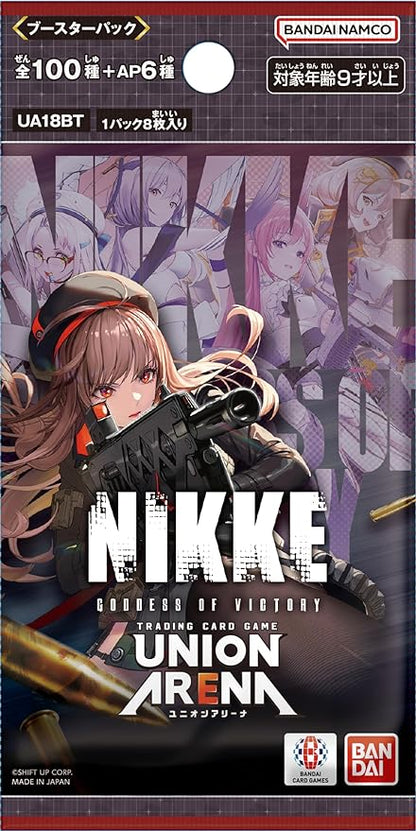 Union Arena - UA18BT Goddess of Victory Nikke Booster Box Japanese - Eclipse Games Puzzles Novelties