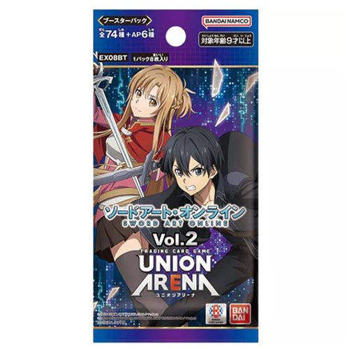 Union Arena TCG - EX08BT Sword Art Online Vol. 2 Booster Box Japanese - Eclipse Games Puzzles Novelties