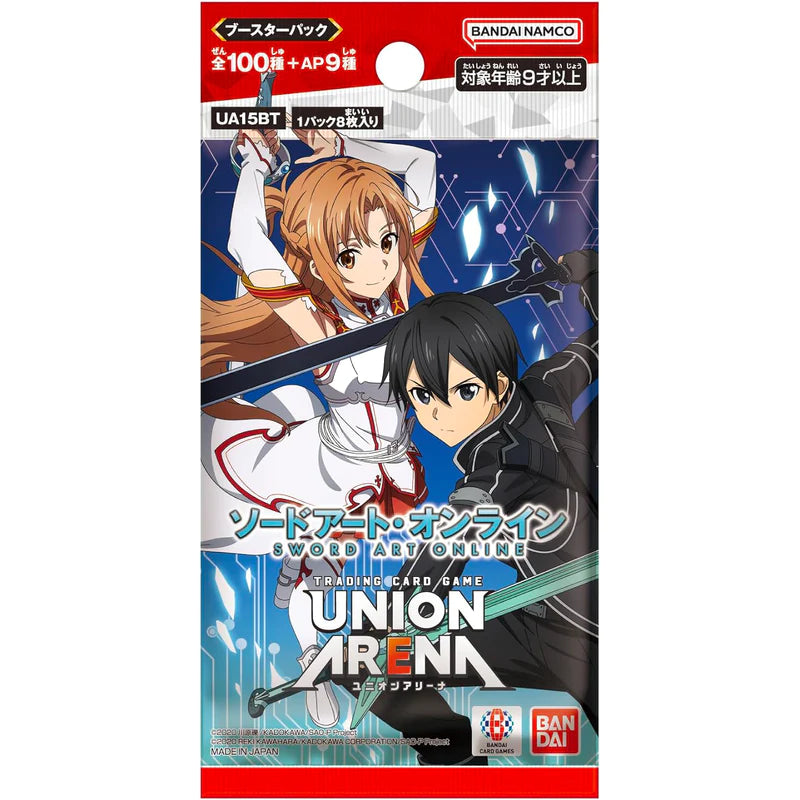 Union Arena TCG - UA15BT Sword Art Online SAO Booster Box Japanese - Eclipse Games Puzzles Novelties
