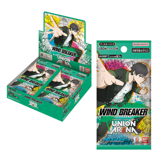 Union Arena TCG - UA38BT Windbreaker Booster Box Japanese - Eclipse Games Puzzles Novelties