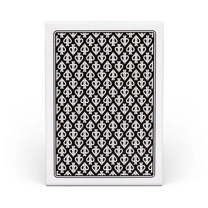 White Lions Tour Edition Black Reverse Playing Cards by David Blaine - Eclipse Games Puzzles Novelties