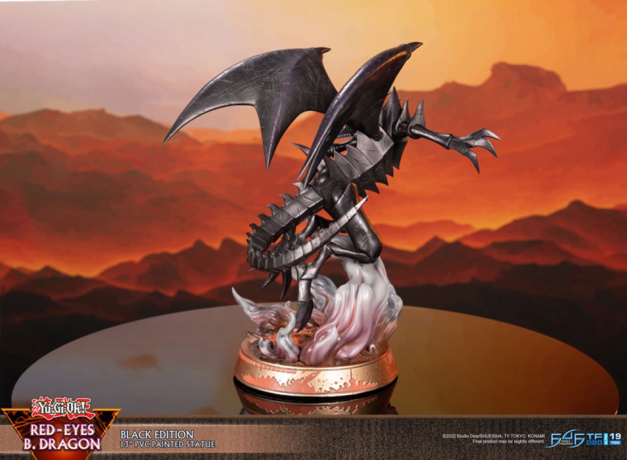 Yu-Gi-Oh - Red Eyes Black Dragon PVC Statue (Black Edition)