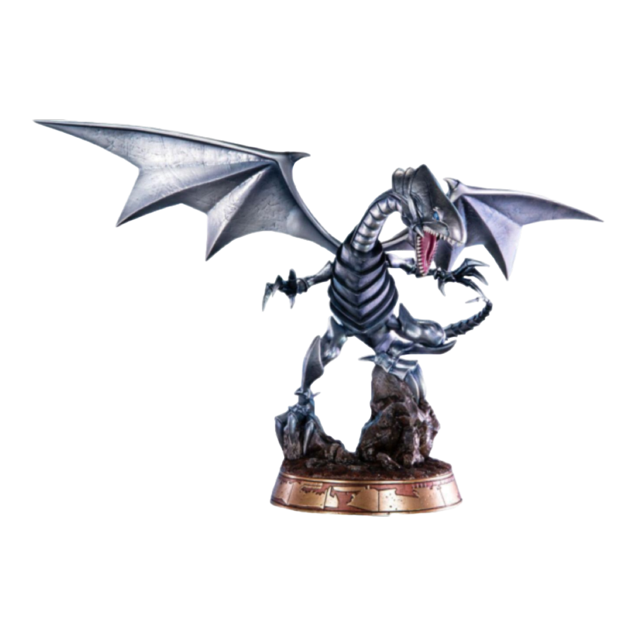 Yu-Gi-Oh! - Blue Eyes White Dragon PVC Statue (Silver)