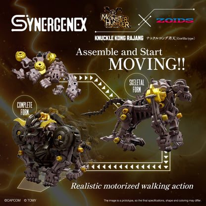 ZOIDS-X-MONSTER HUNTER KNUCKLE KONG-x-SEITEN Buildable Model Kit