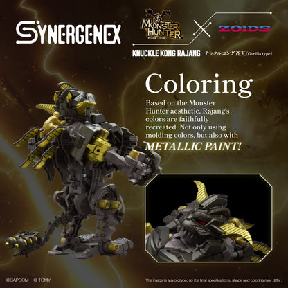 ZOIDS-X-MONSTER HUNTER KNUCKLE KONG-x-SEITEN Buildable Model Kit