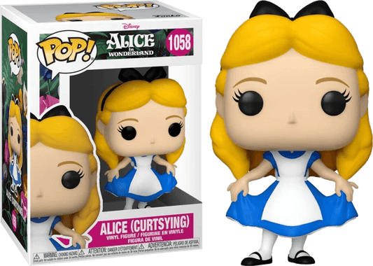 Alice in Wonderland - Alice Curtsying 70th Anniversary Pop! Vinyl Figure #1058 - Eclipse Games Puzzles Novelties