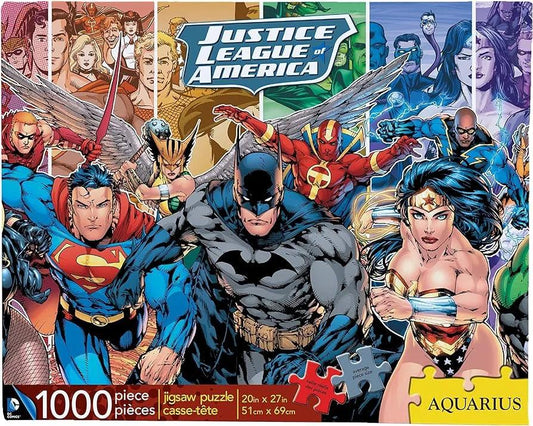 Aquarius Justice League 1000 Pieces Jigsaw Puzzle - Eclipse Games Puzzles Novelties