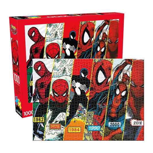 Aquarius Marvel Spiderman Timeline 1000 Pieces Jigsaw Puzzle - Eclipse Games Puzzles Novelties