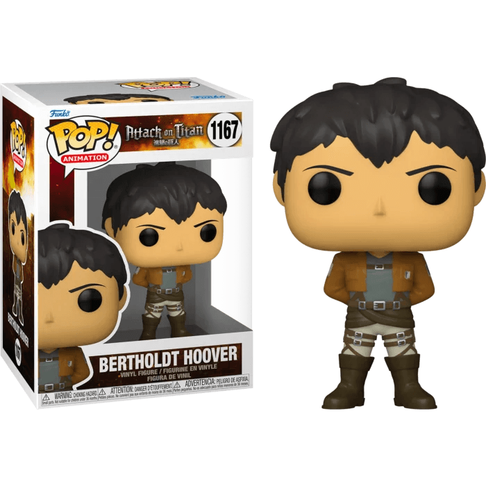 Attack on Titan - Bertholdt Hoover Pop! Vinyl Figure #1167 - Eclipse Games Puzzles Novelties