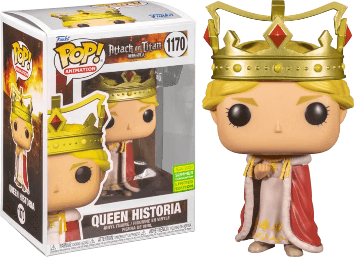 Attack on Titan - Queen Historia Pop! Vinyl Figure 2022 Summer Convention Exclusive #1170 - Eclipse Games Puzzles Novelties