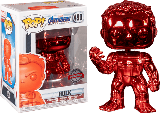 Avengers 4: Endgame – Hulk Red Chrome US Exclusive #499 - Eclipse Games Puzzles Novelties